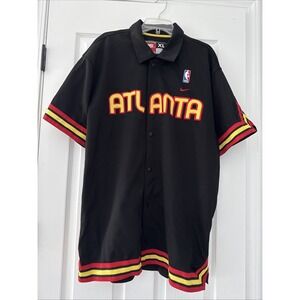 Atlanta Hawks Nike Rewind 74 Throwback Shooting Shirt Warm Up Jersey Mens XL